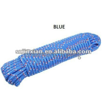 10mm blue and black elastic strech cord with hook